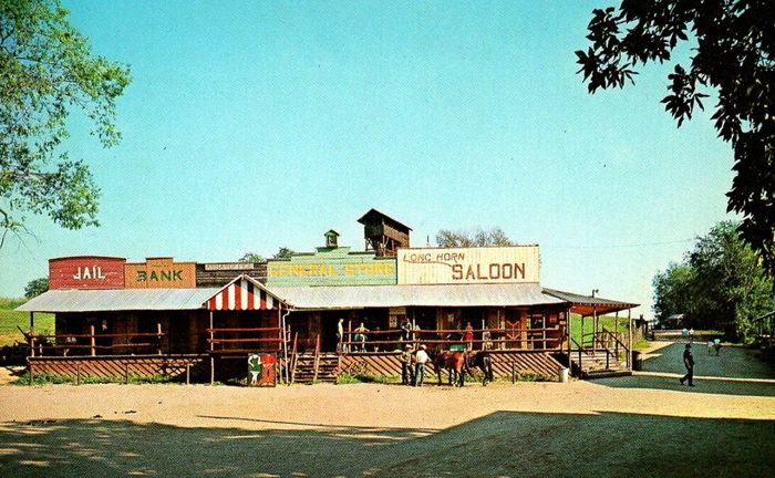 Frontier City - Vintage Postcard